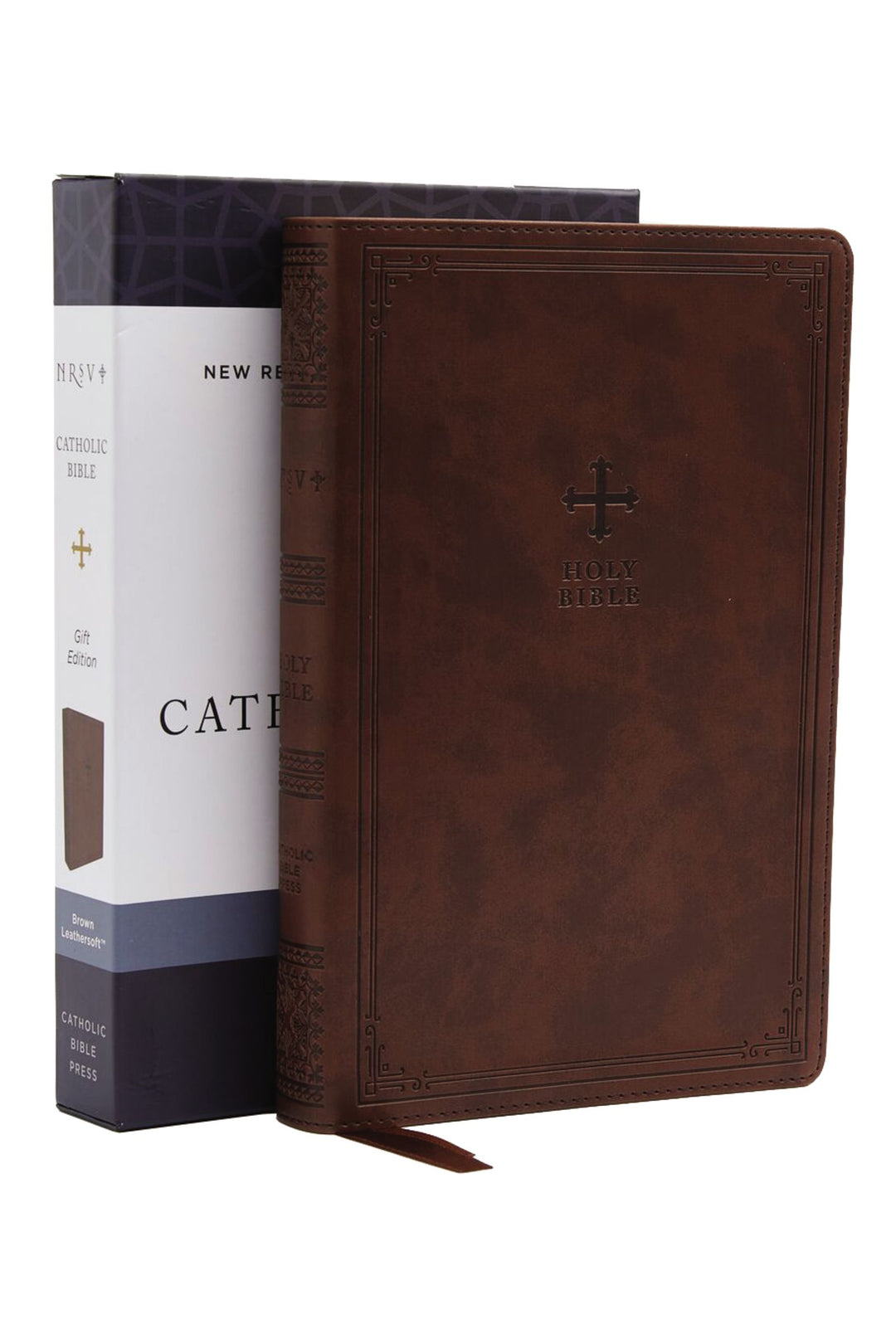 NRSV Catholic Bible, Brown, Comfort Print - Re-vived