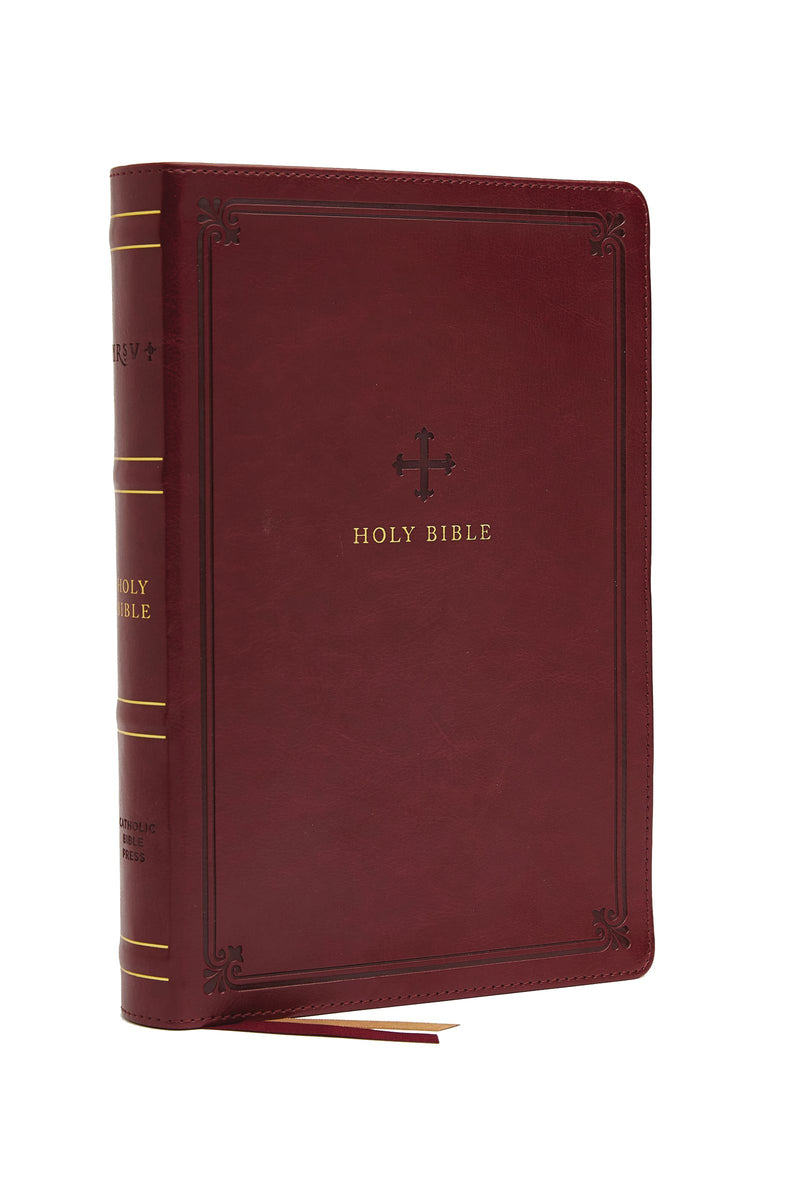NRSV Large Print Catholic Bible, Red, Comfort Print