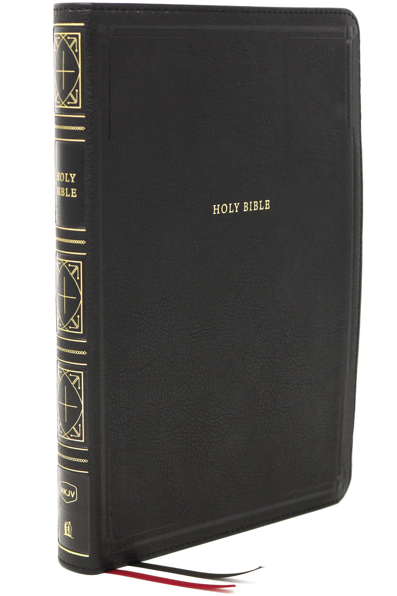 NKJV Thinline Bible, Black, Giant Print, Red Letter, Indexed