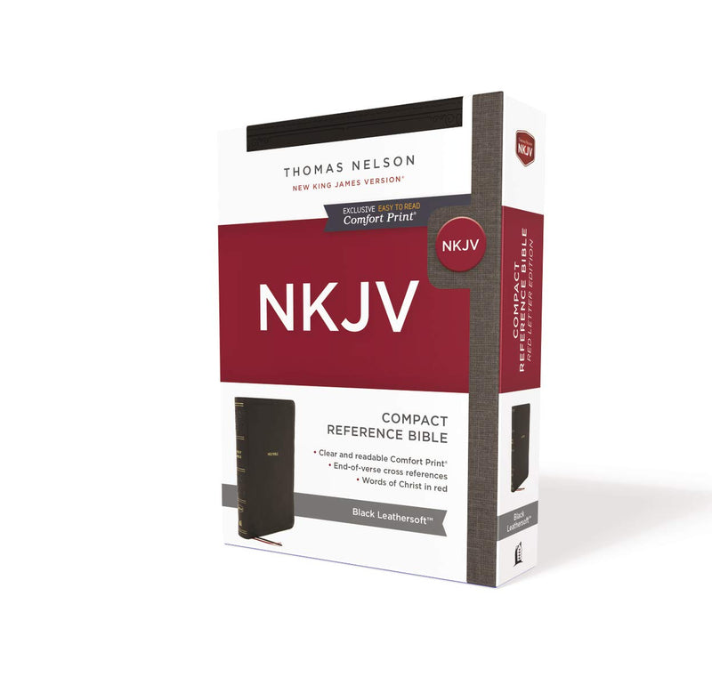 NKJV End-of-Verse Compact Reference Bible, Black