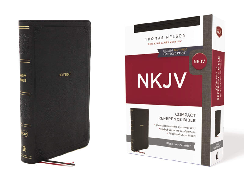 NKJV End-of-Verse Compact Reference Bible, Black