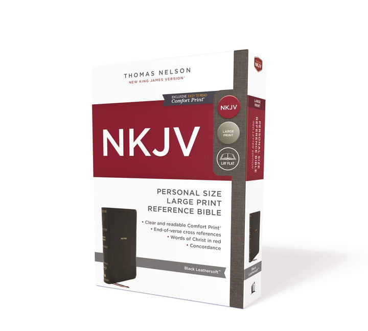 NKJV End-of-Verse Reference Bible, Personal Size, Black - Re-vived