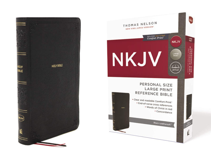 NKJV End-of-Verse Reference Bible, Personal Size, Black - Re-vived