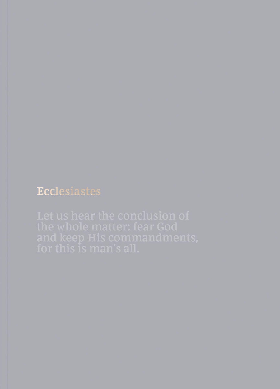 NKJV Bible Journal: Ecclesiastes - Re-vived