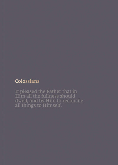 NKJV Bible Journal: Colossians - Re-vived