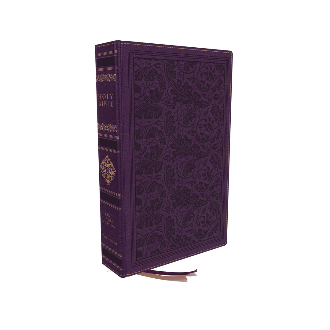 KJV Personal Size Reference Bible, Leathersoft Purple - Re-vived
