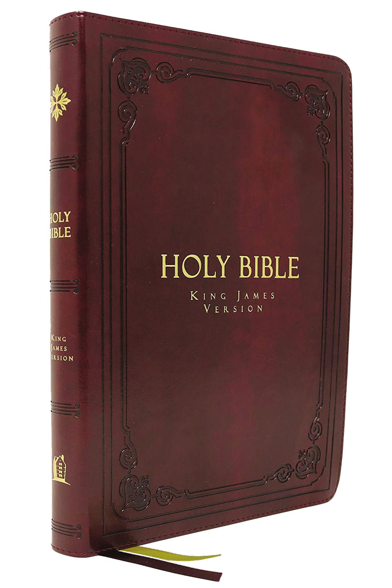 KJV Thinline Bible, Large Print, Burgundy, Red Letter