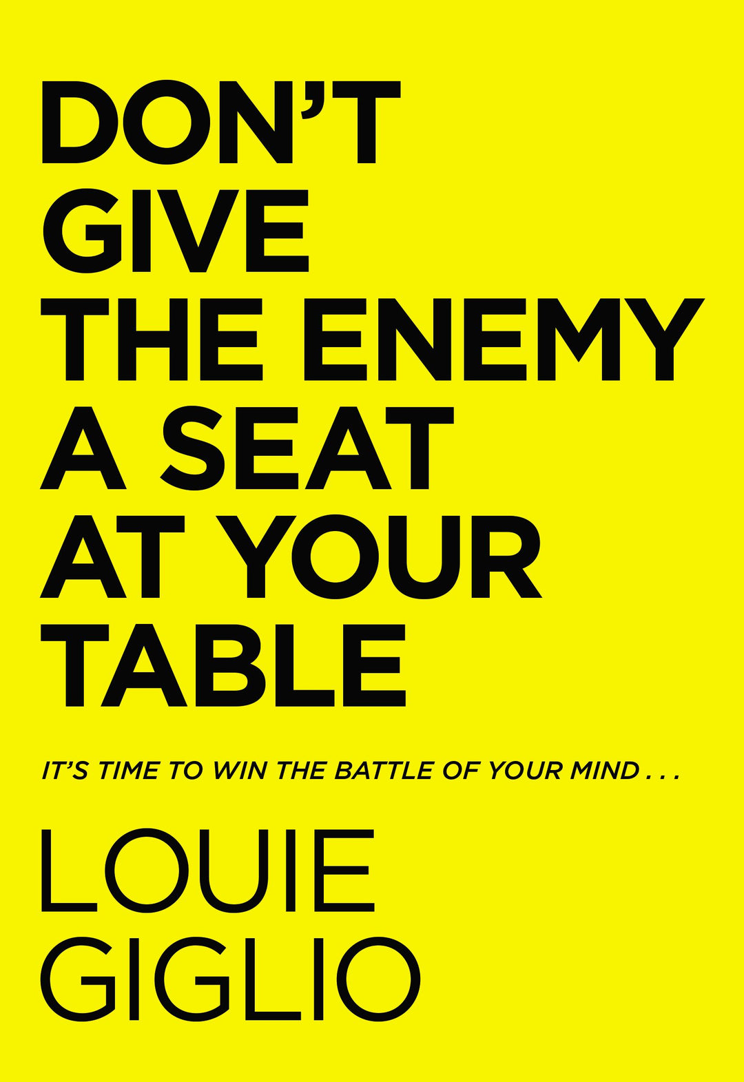 Don't Give the Enemy a Seat at Your Table - Re-vived