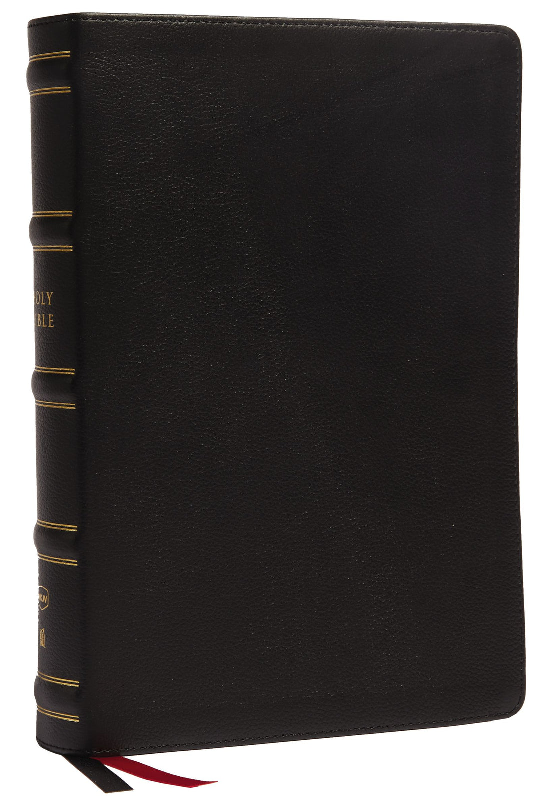 NKJV Single-Column Wide-Margin Reference Bible, Black - Re-vived