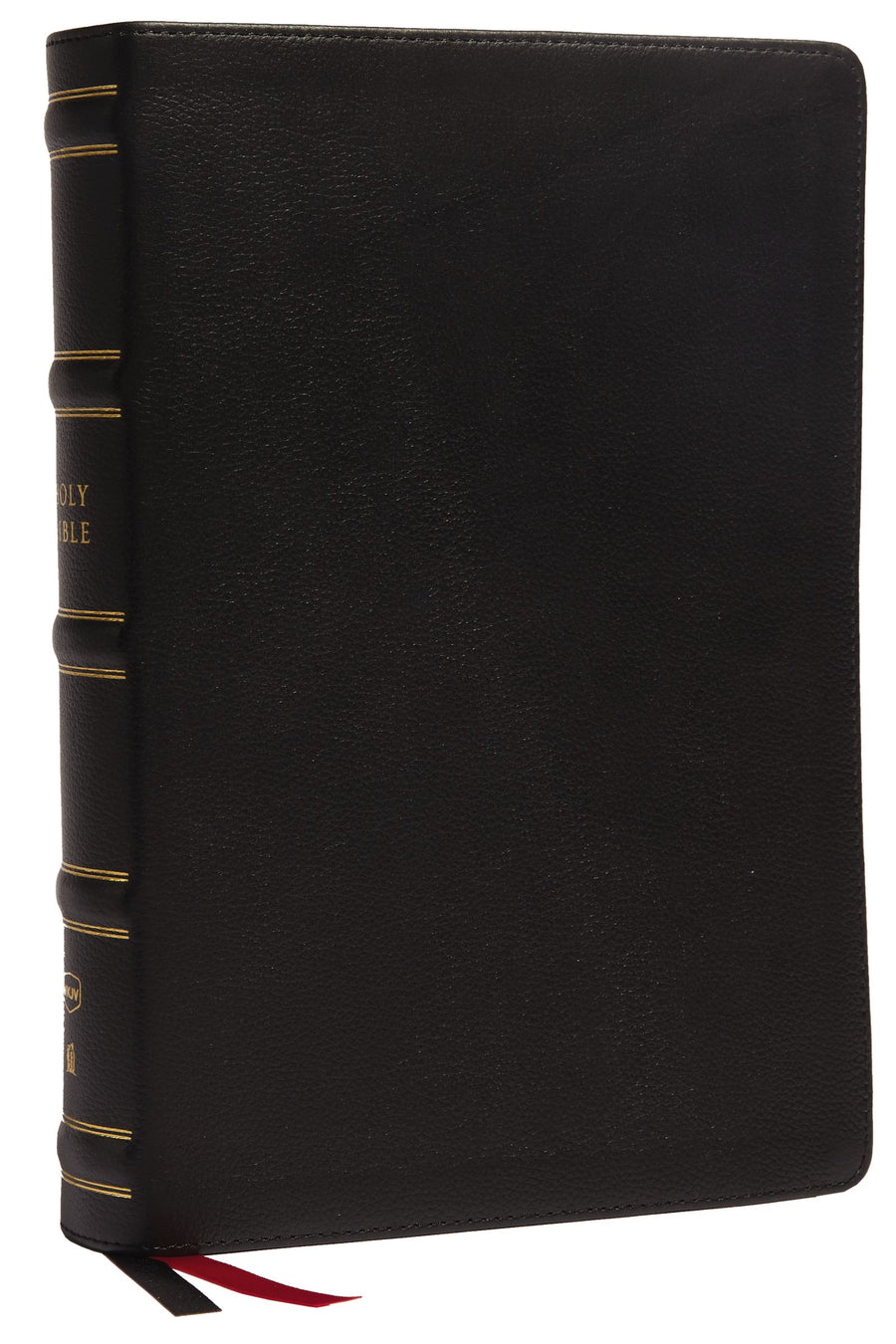 NKJV Single-Column Wide-Margin Reference Bible, Black - Re-vived