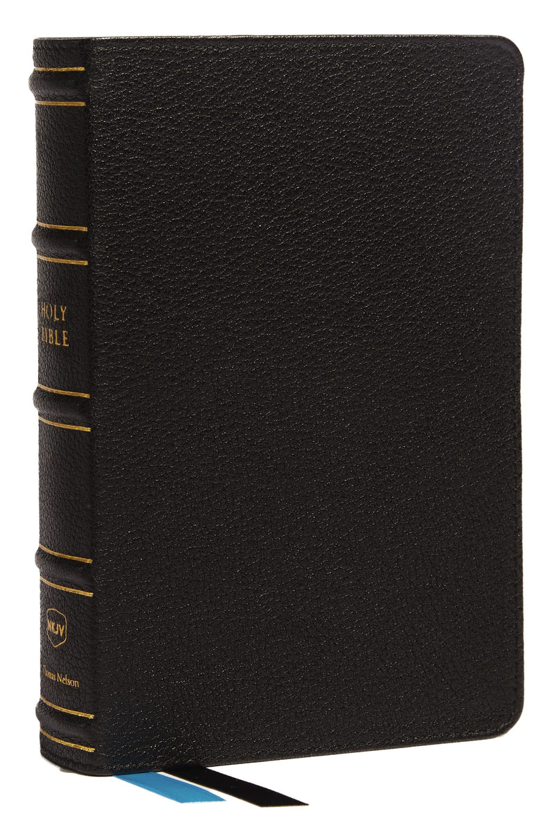 NKJV Compact Bible, MacLaren Series, Black Genuine Leather