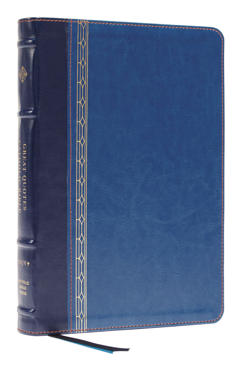 NRSVCE Great Quotes Catholic Bible, Blue, Comfort Print
