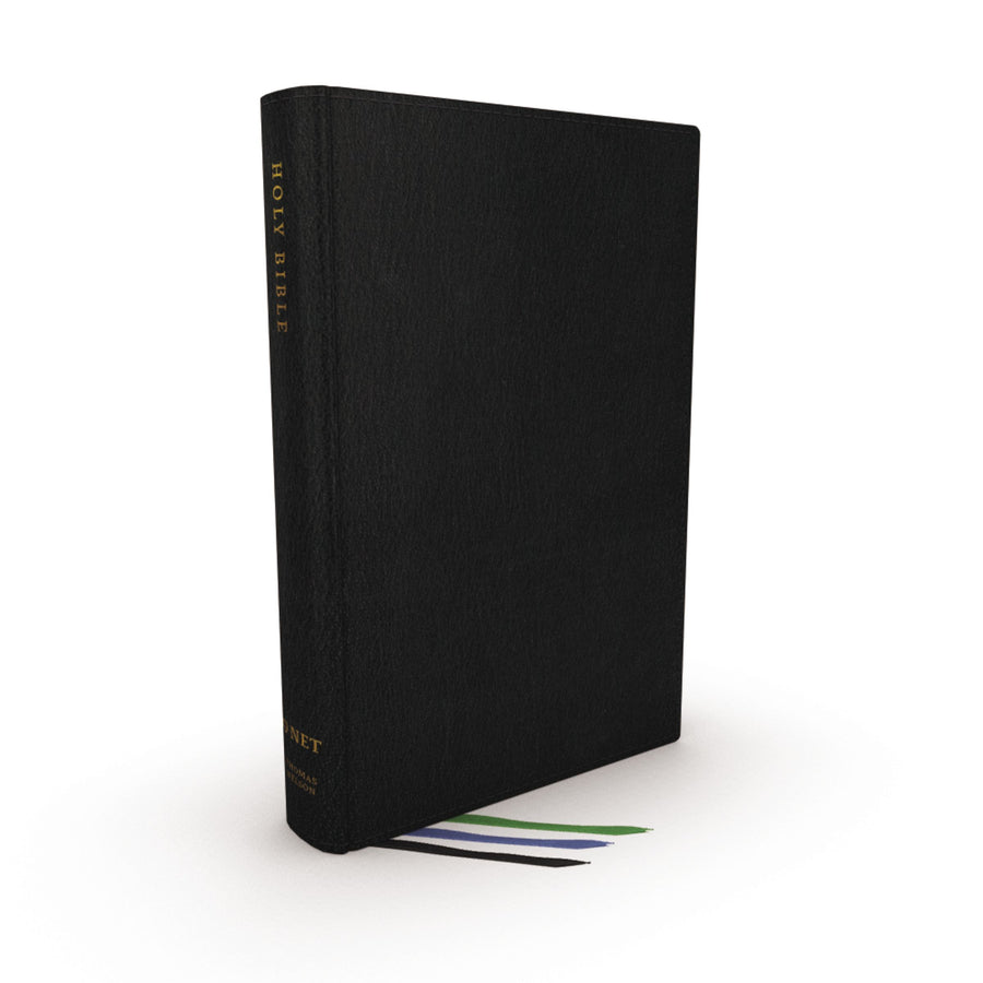 NET Thinline Bible, Large Print, Black Genuine Leather - Re-vived