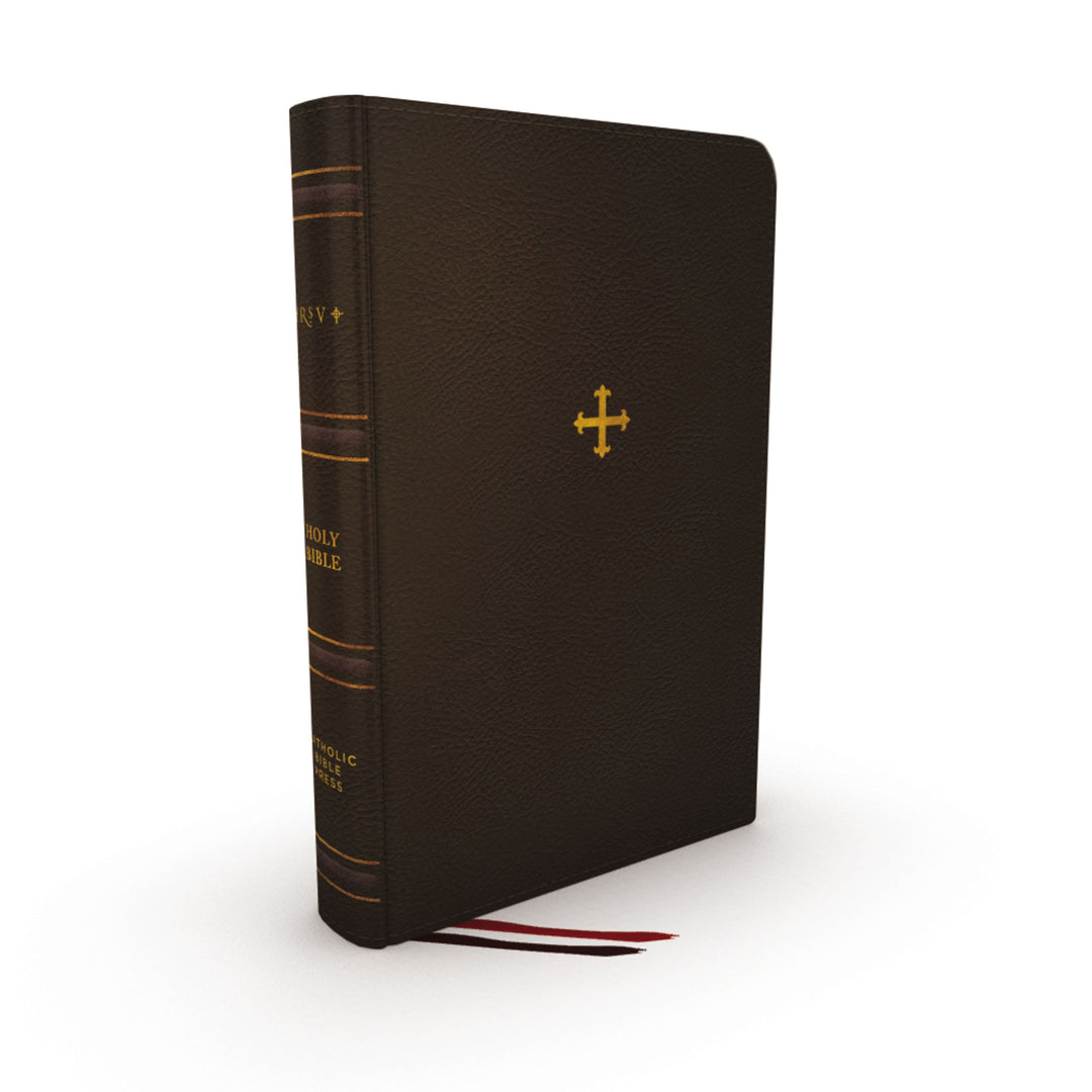 NRSV Catholic Bible Thinline Edition, Brown - Re-vived