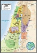 The Tribal Allotments Of Israel Map - N/A - Re-vived.com