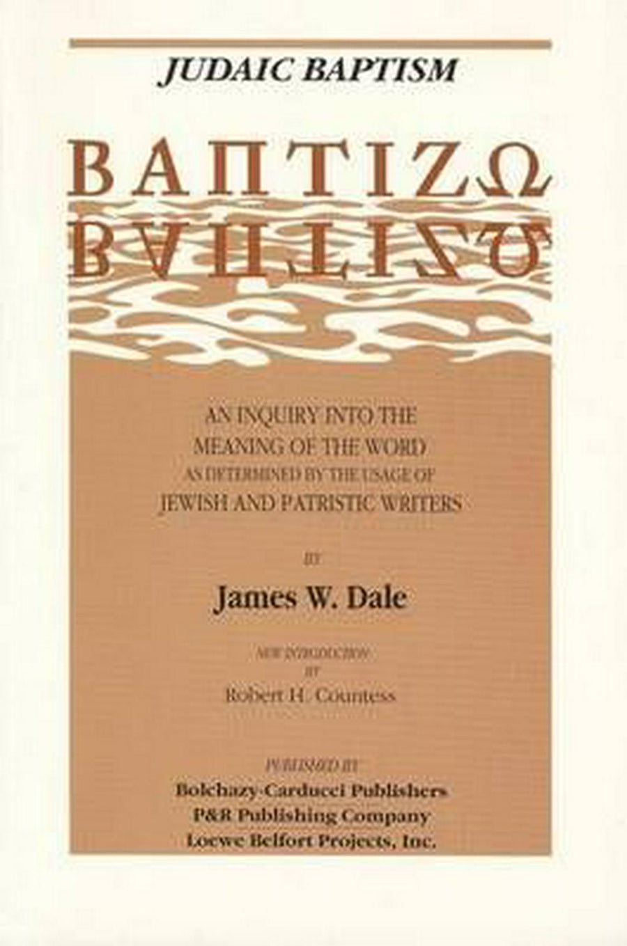 Judaic Baptism - Re-vived