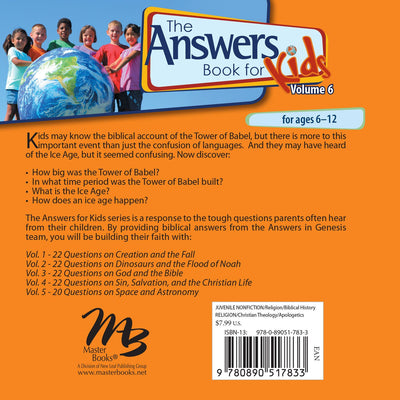 Answers Book For Kids Volume 6