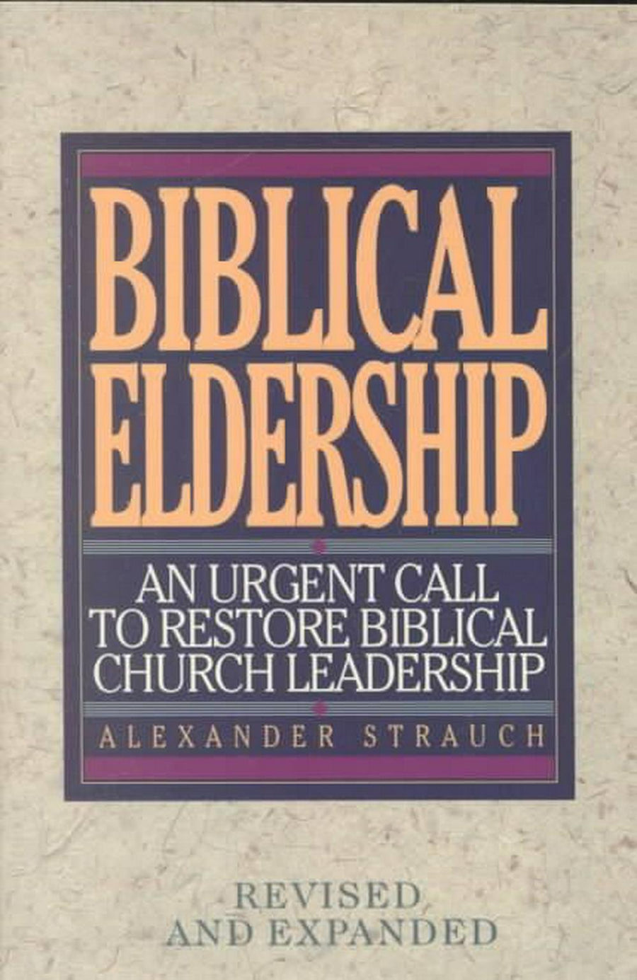 Biblical Eldership - Re-vived