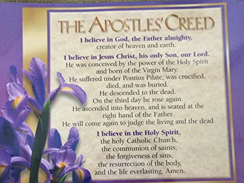 Apostle's Creed Laminated Wall Chart - Re-vived