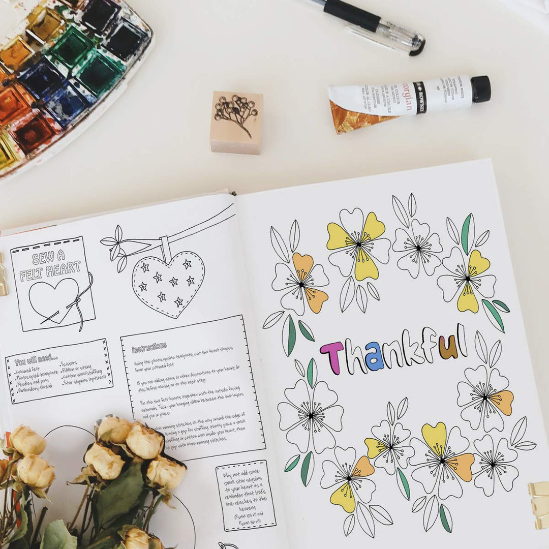 Exploring the Psalms - A Creative Colouring Journal - Re-vived