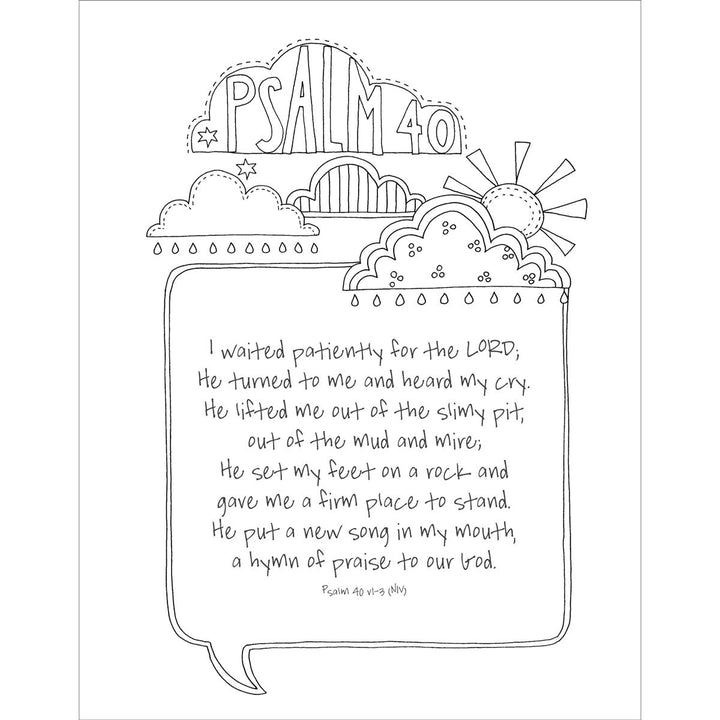Exploring the Psalms - A Creative Colouring Journal - Re-vived