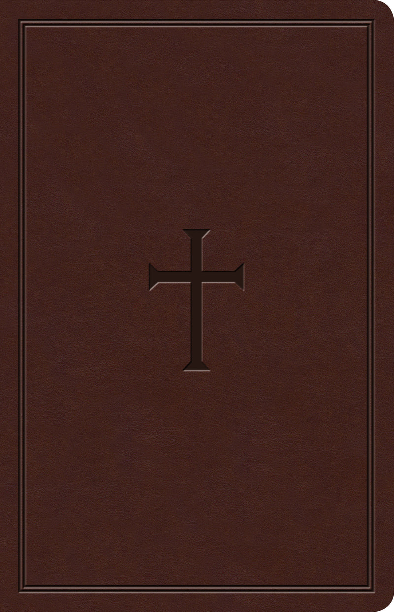 KJV Ultrathin Reference Bible, Brown LeatherTouch - Re-vived