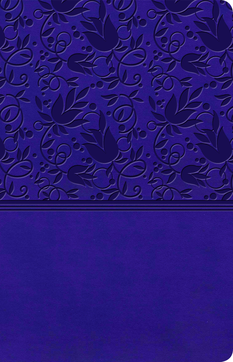 KJV Ultrathin Reference Bible, Purple LeatherTouch - Re-vived
