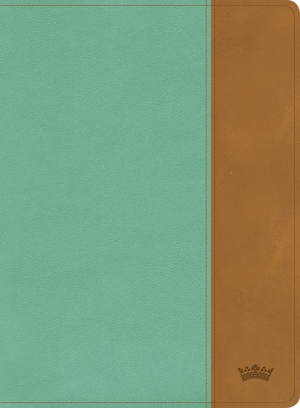 CSB Tony Evans Study Bible, Teal/Earth LeatherTouch - Re-vived
