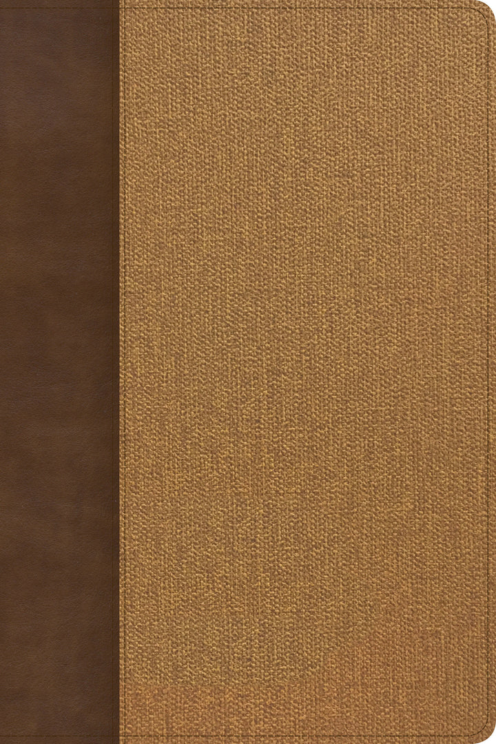 KJV Rainbow Study Bible, Brown/Tan LeatherTouch, Indexed - Re-vived