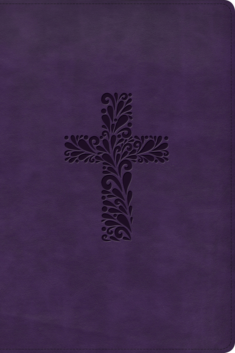 KJV Rainbow Study Bible, Purple LeatherTouch - Re-vived