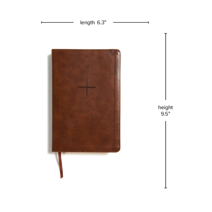 CSB Every Day with Jesus Daily Bible, Brown - Re-vived
