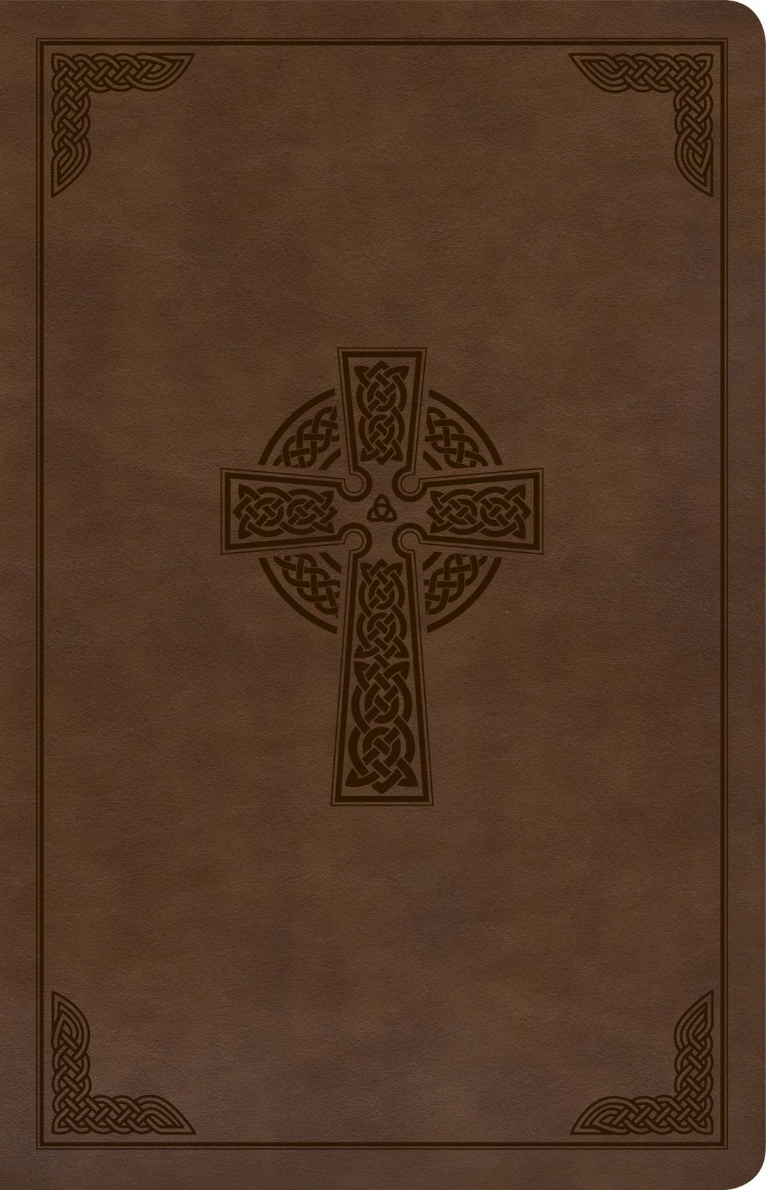 CSB Large Print Personal Size Reference Bible, Brown Celtic - Re-vived