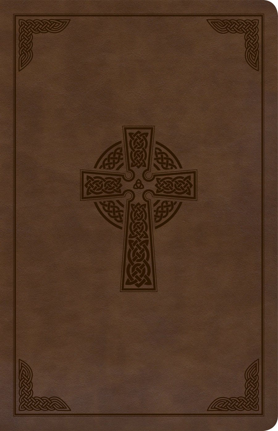 CSB Large Print Personal Size Reference Bible, Brown Celtic - Re-vived