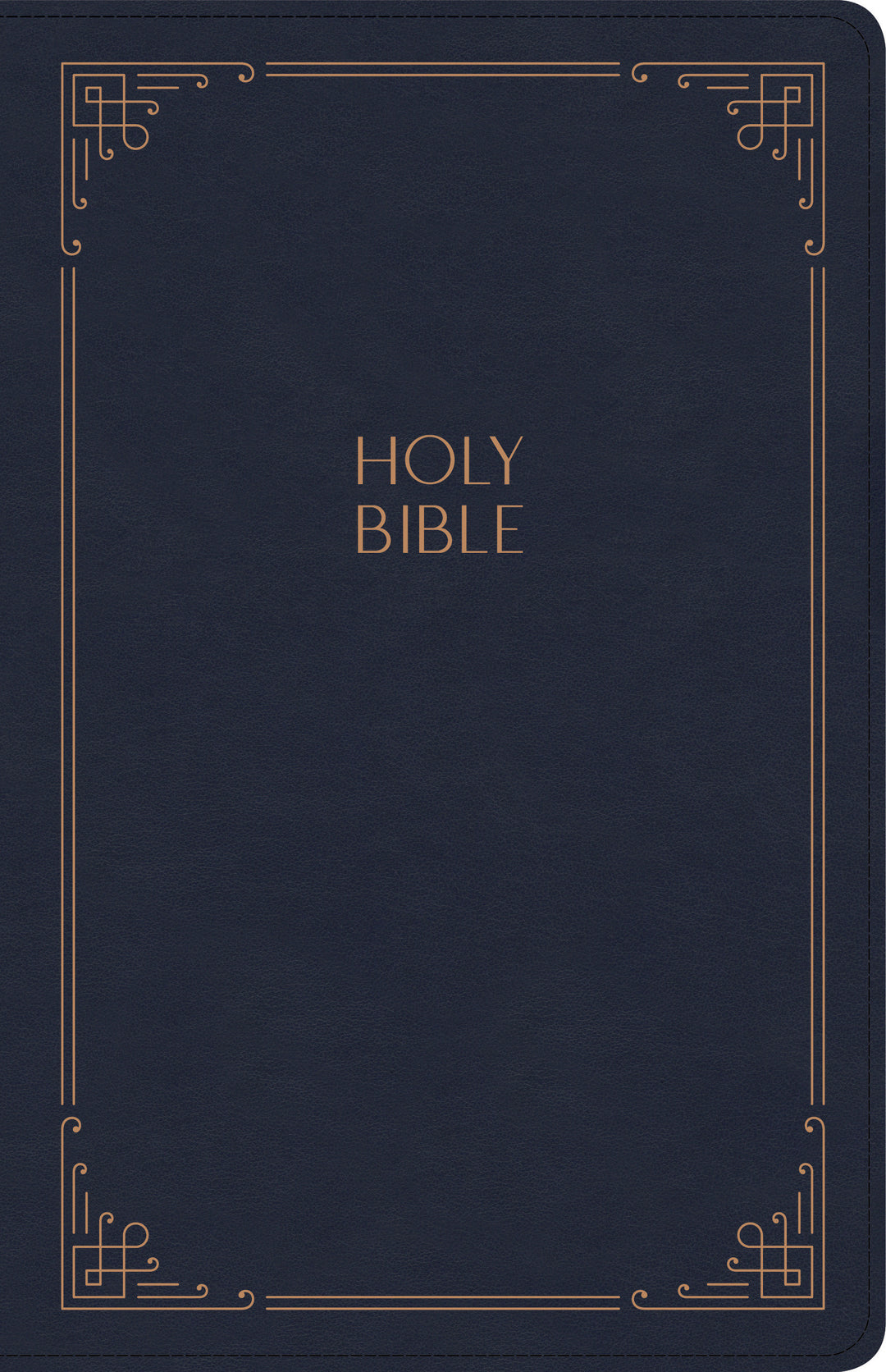 KJV Large Print Personal Size Reference Bible, Navy - Re-vived