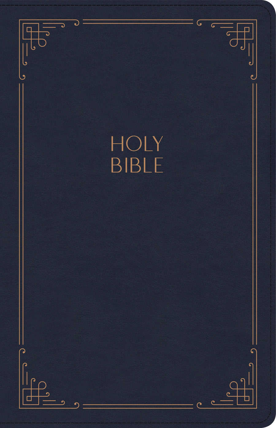 KJV Large Print Personal Size Reference Bible, Navy - Re-vived