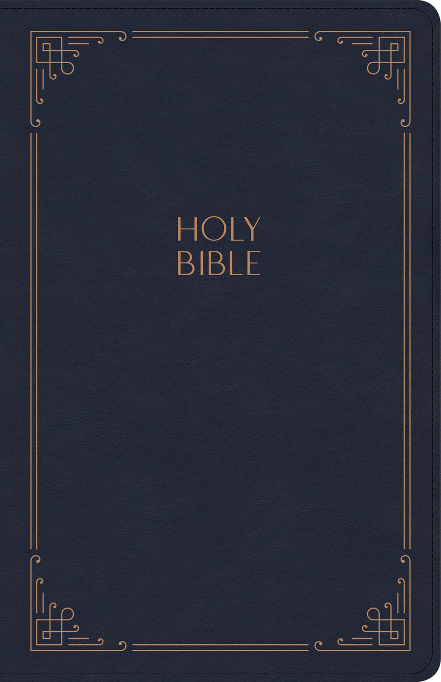 KJV Large Print Personal Size Reference Bible, Navy - Re-vived