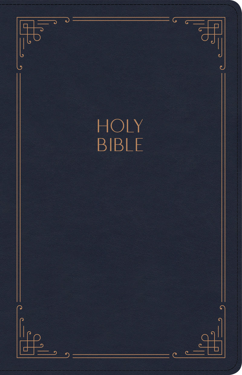 KJV Large Print Personal Size Reference Bible, Navy