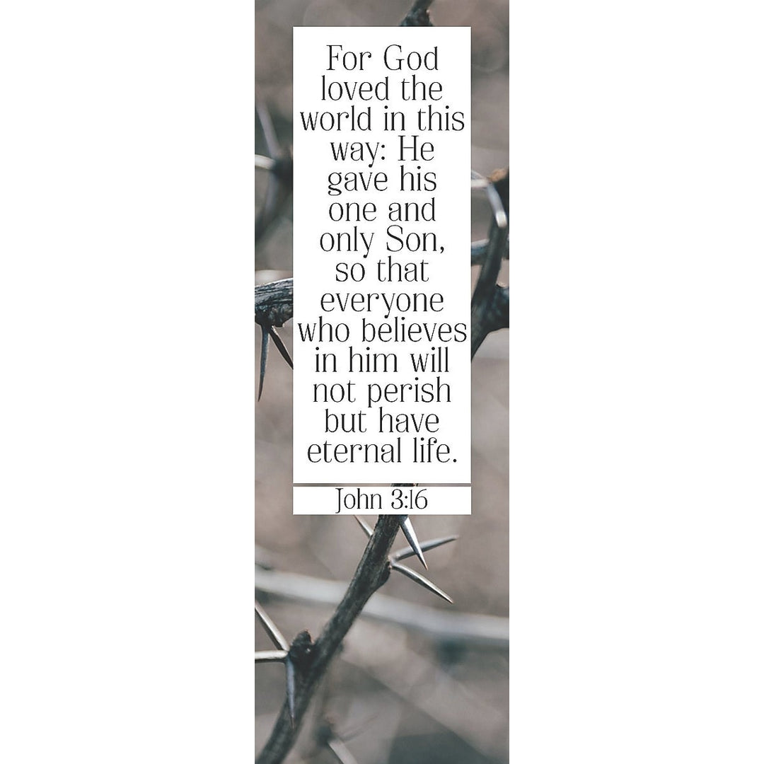 For God So Loved Bookmark (pack of 25) - Re-vived