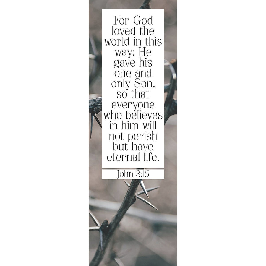 For God So Loved Bookmark (pack of 25) - Re-vived