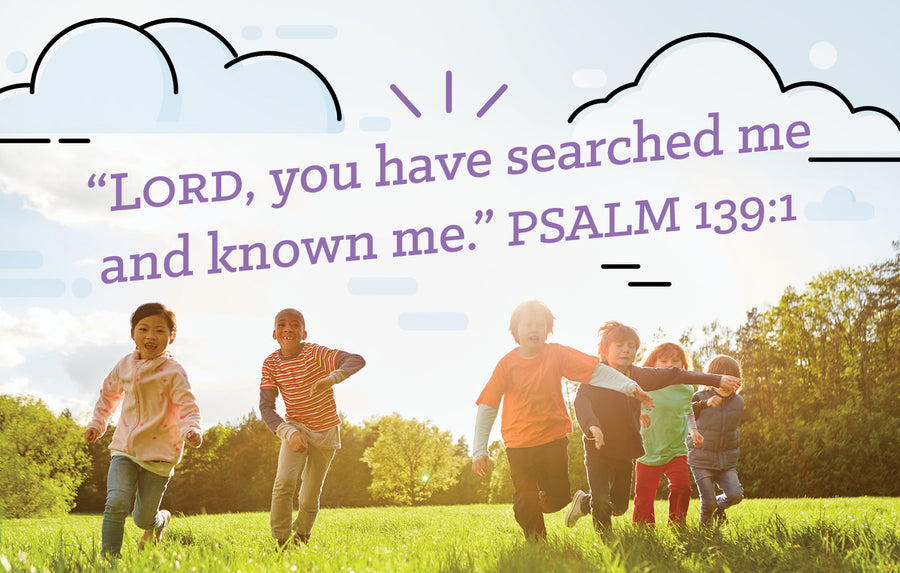 Bible Studies for Life: Psalm 139:1 Postcards (25 pack) - Re-vived