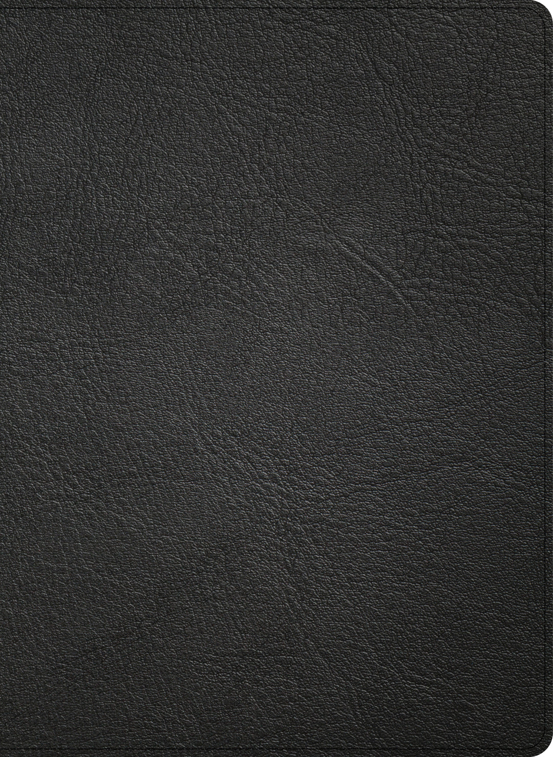 KJV Single-Column Wide-Margin Bible, Black Goatskin - Re-vived