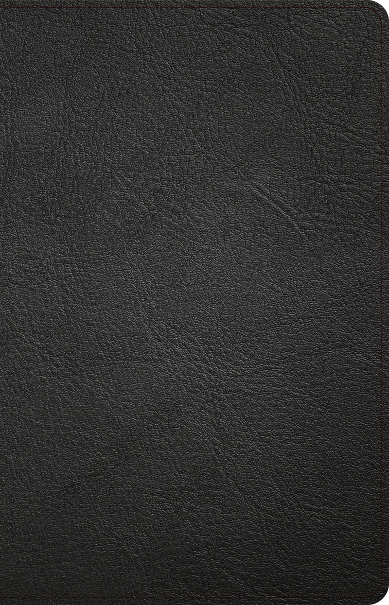 CSB Thinline Bible, Black Genuine Leather