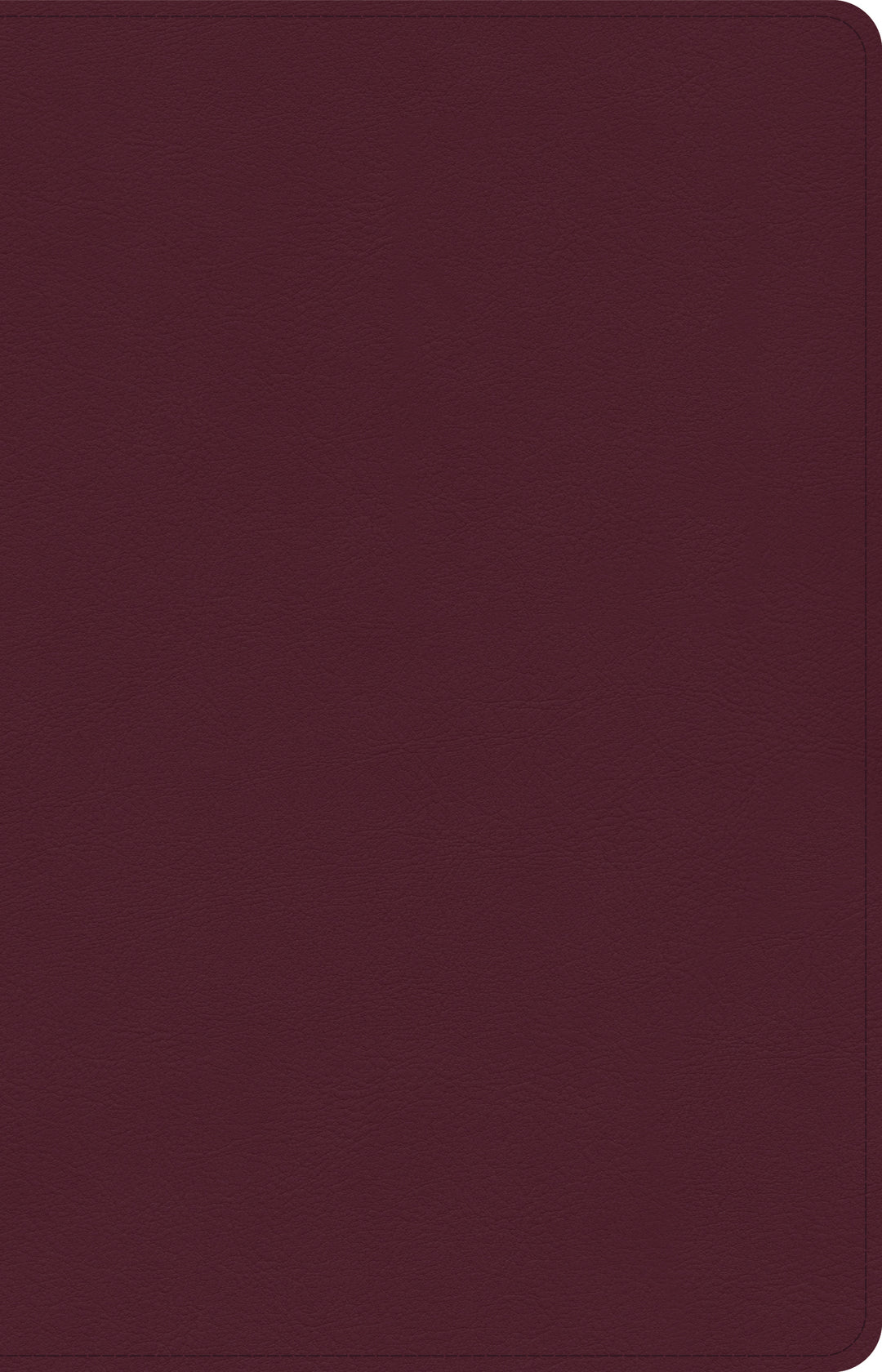 CSB Thinline Reference Bible, Cranberry LeatherTouch