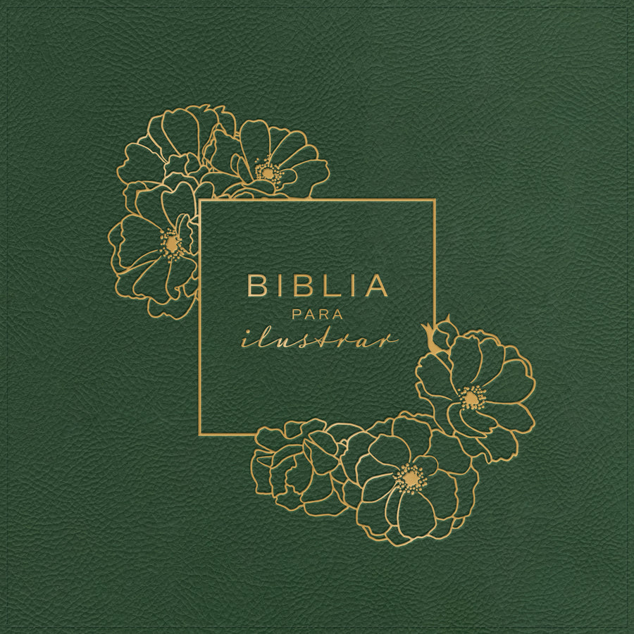 RVR 1960 Biblia Para Ilustrar, Verde Símil Piel - Re-vived