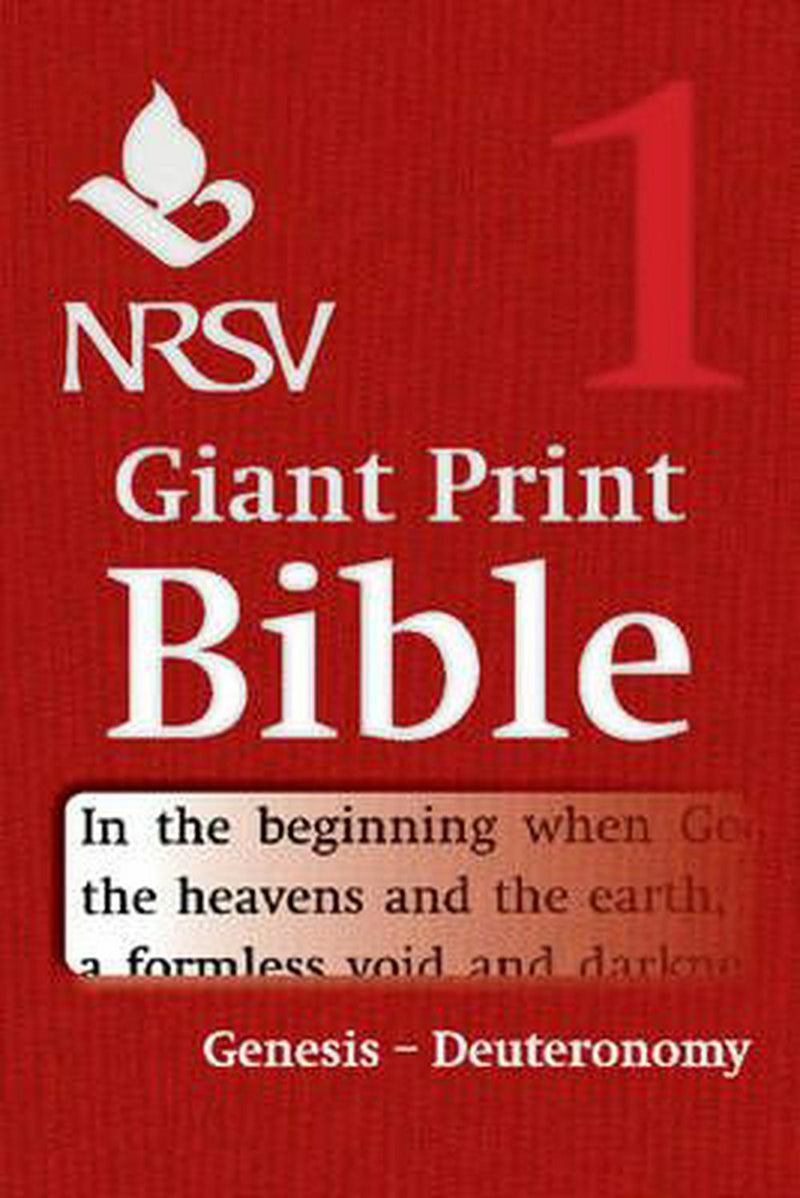 NRSV Giant Print Bible: Genesis-Deuteronomy