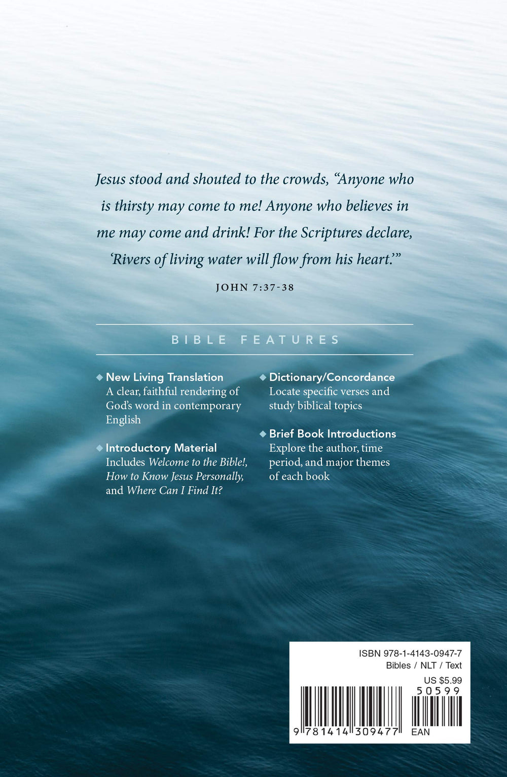 NLT Gift And Award Bible, Blue - Re-vived
