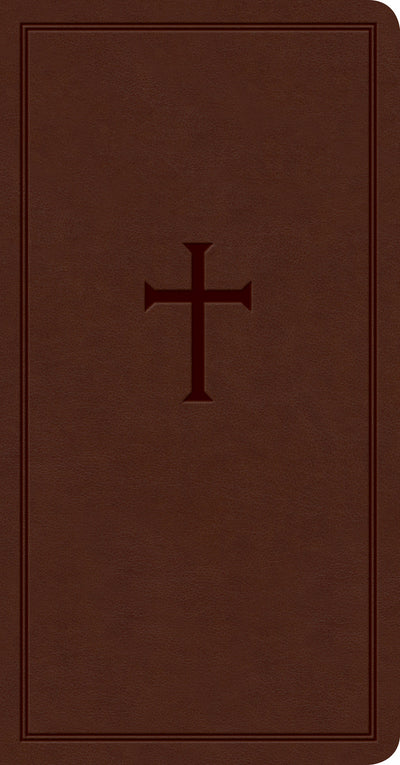 CSB Single-Column Pocket New Testament, Brown LeatherTouch - Re-vived