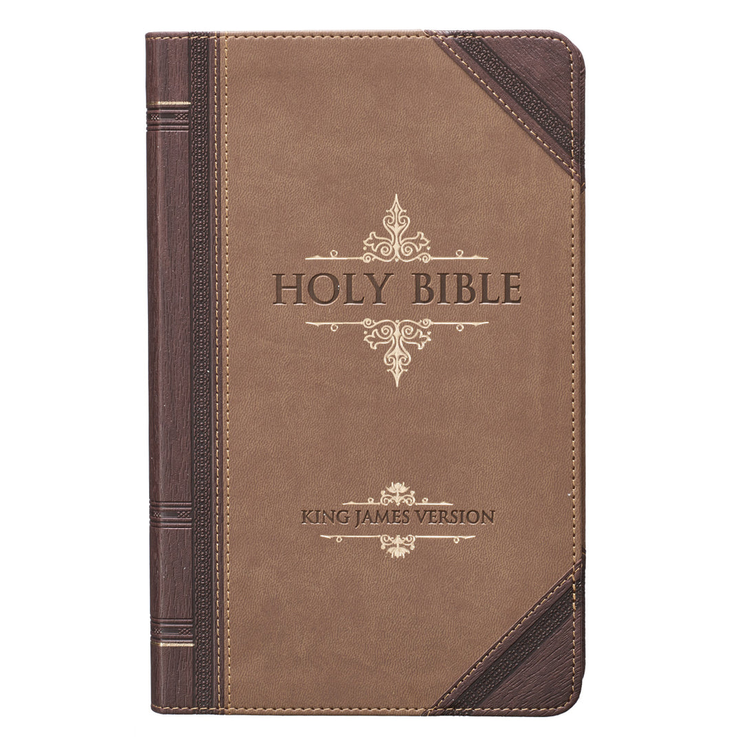 KJV Giant Print Bible, Brown - Re-vived