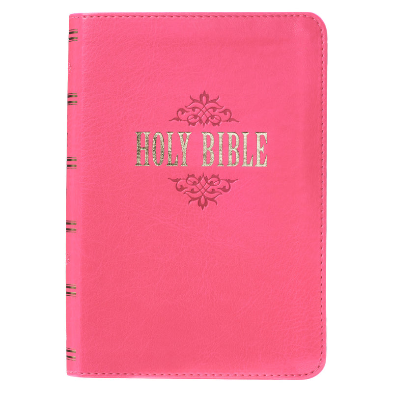 KJV Large Print Compact Bible, Pink