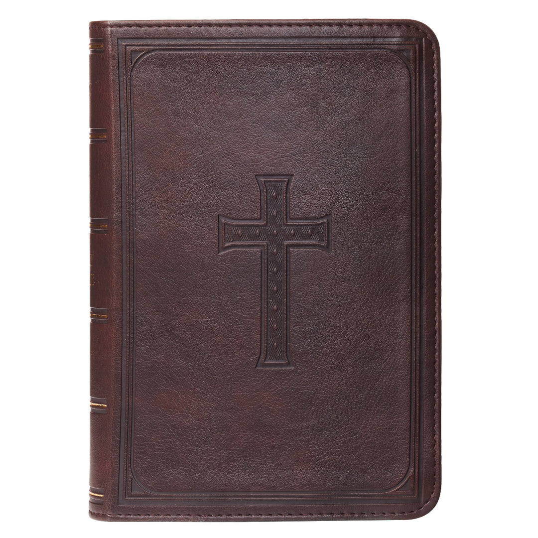 KJV Large Print Compact Bible, Brown